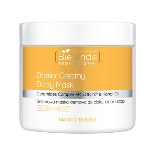 Bielenda Professional Barierowa maska kremowa  do ciała, dłoni i stóp 500g Mango Boost