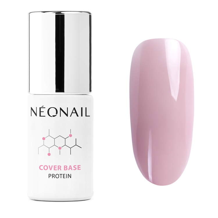 NEONAIL Lakier hybrydowy 7,2 ml - Cover Base Protein Light Nude 1 NEONAIL Lakier hybrydowy 7,2 ml - Cover Base Protein Light Nude